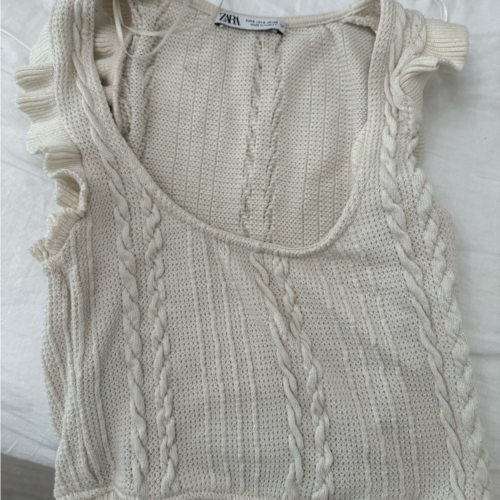 Zara crochet top